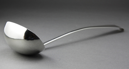 Rare Scottish Provincial Silver Soup Ladle - John Keith, Banff
